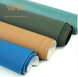 Non-Cracking Microfiber Polyurethane Leather For Football Shoes factory
